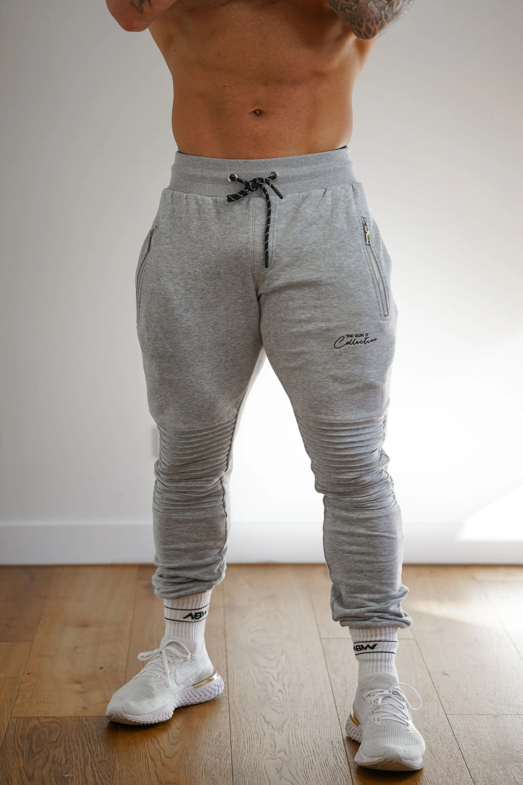 Fleece Track Pants - Grey