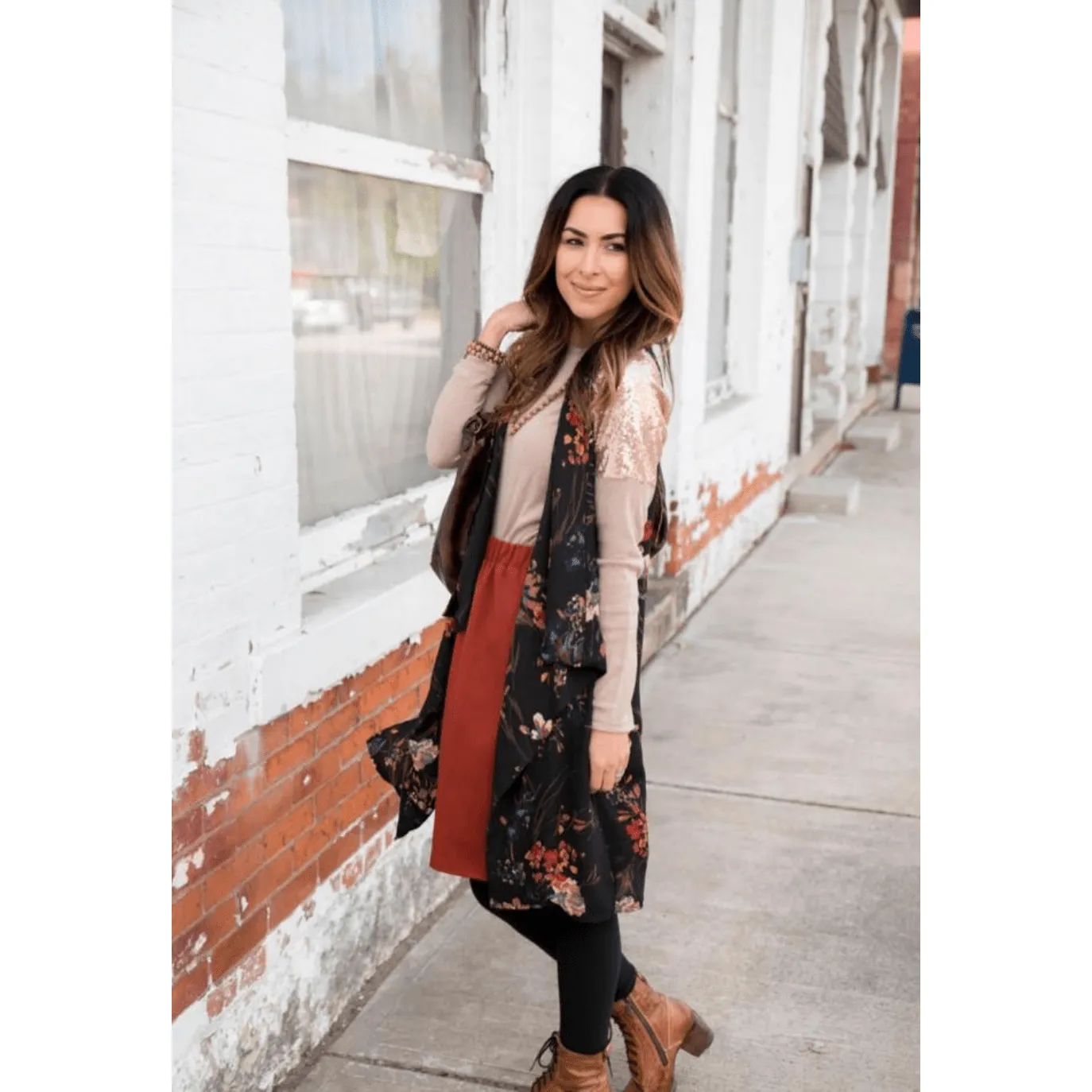 Floral Vest