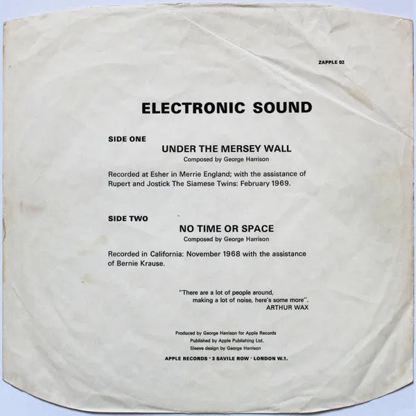 George Harrison - Electronic Sound (LP, Album) (VG)