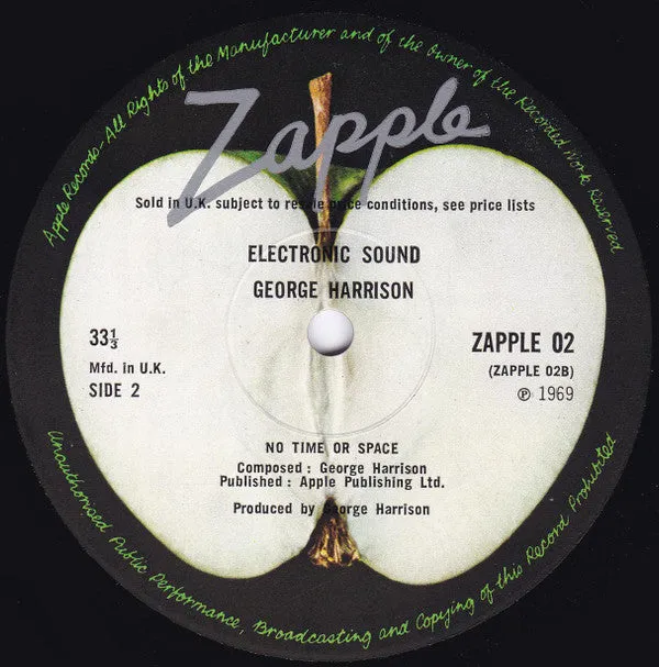 George Harrison - Electronic Sound (LP, Album) (VG)