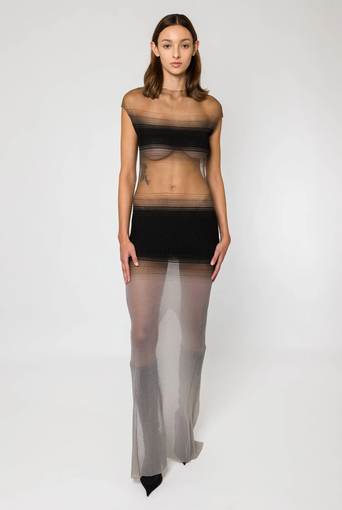 Grace Ling Censor Knit Bodycon