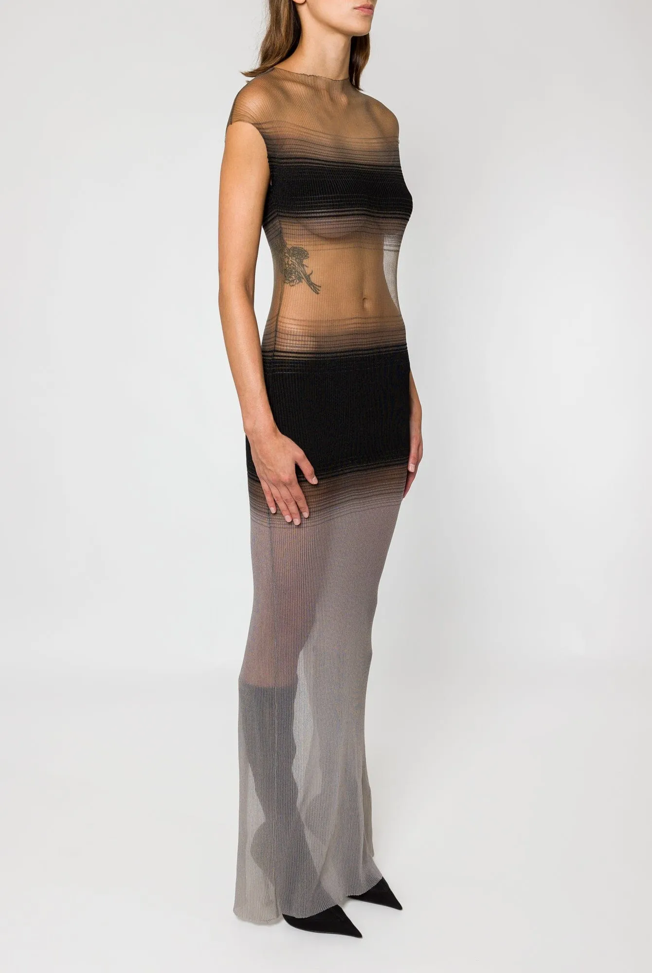 Grace Ling Censor Knit Bodycon