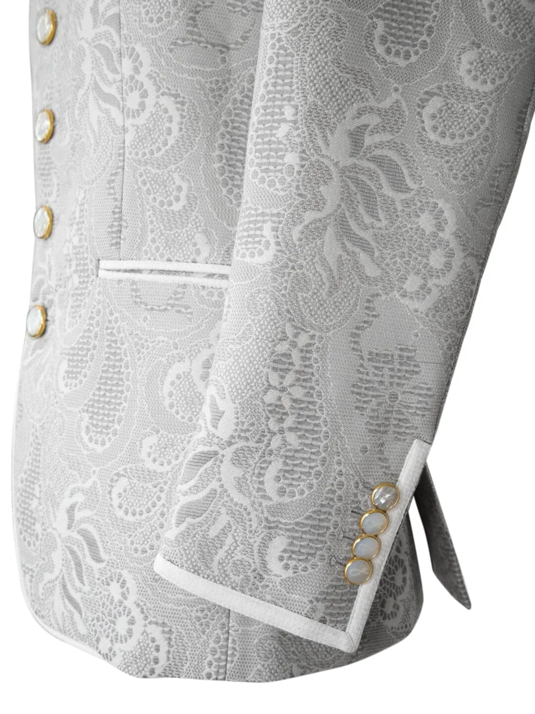 Grigio Damask Mandani Jacket