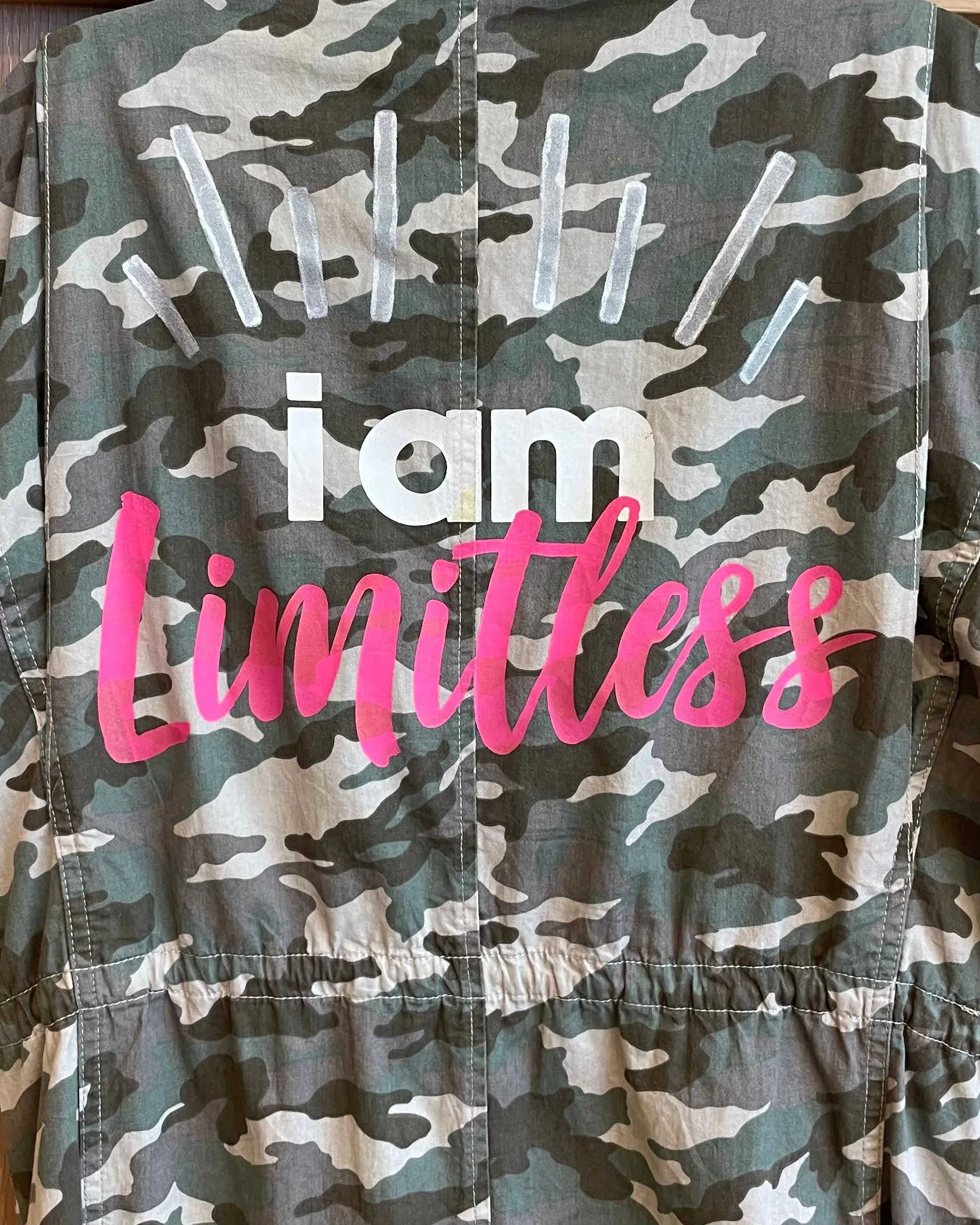 I AM LIMITLESS - Camo Jacket
