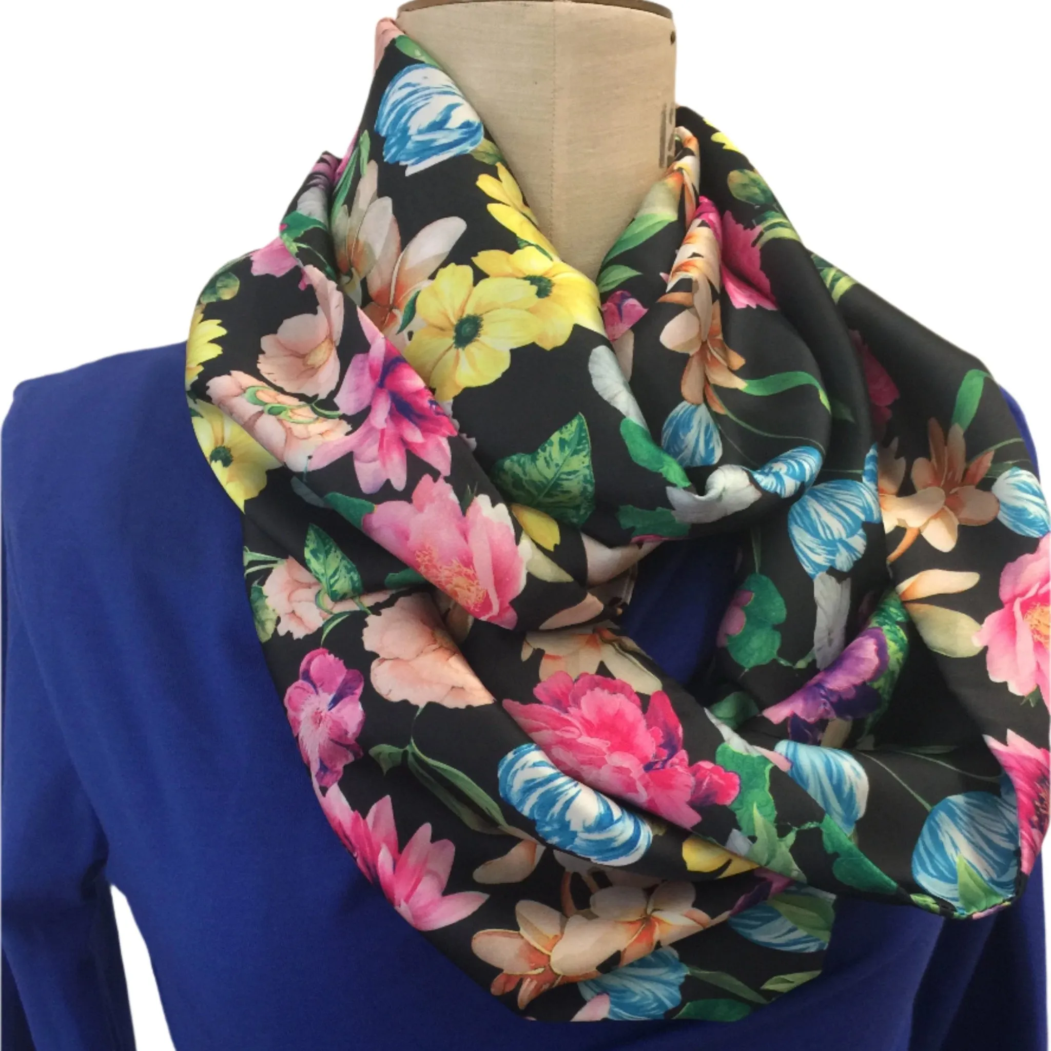 Infinity scarf,Multi Print Flawer Infinity  Scarf