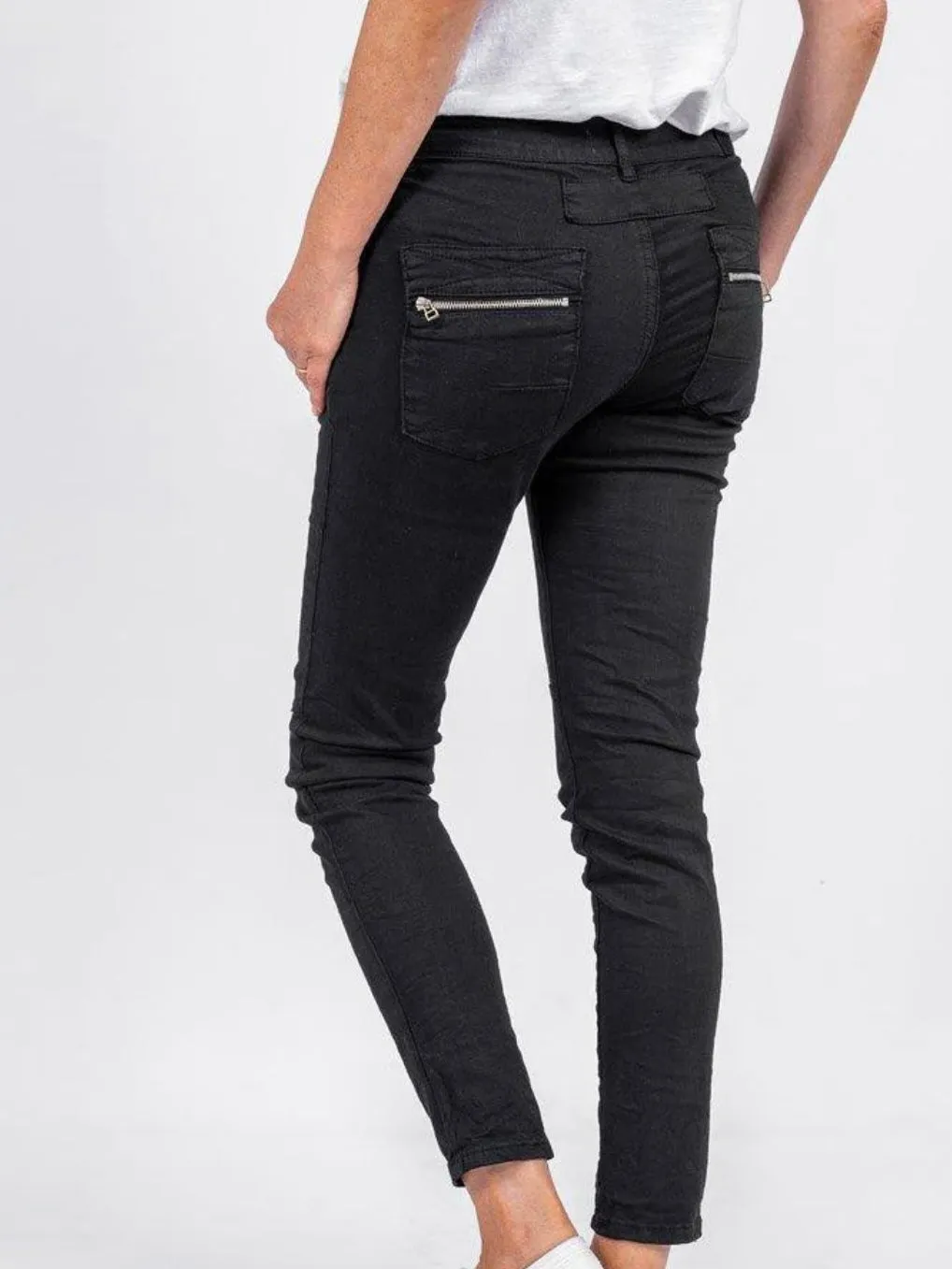 Italian Star : Denim Jeans : Black