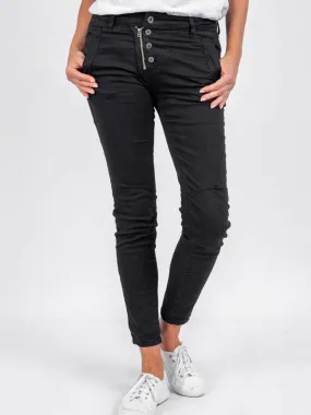Italian Star : Denim Jeans : Black