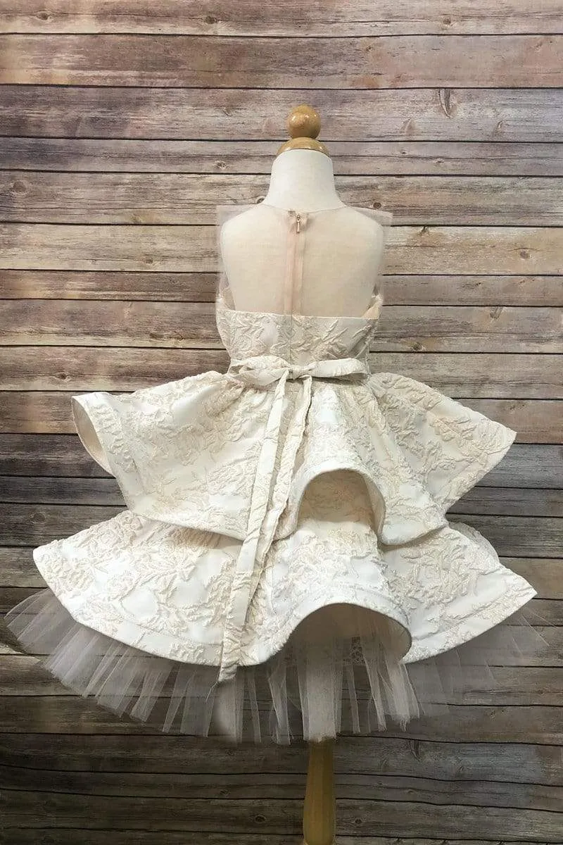 Jacquard Double Layer Skirt