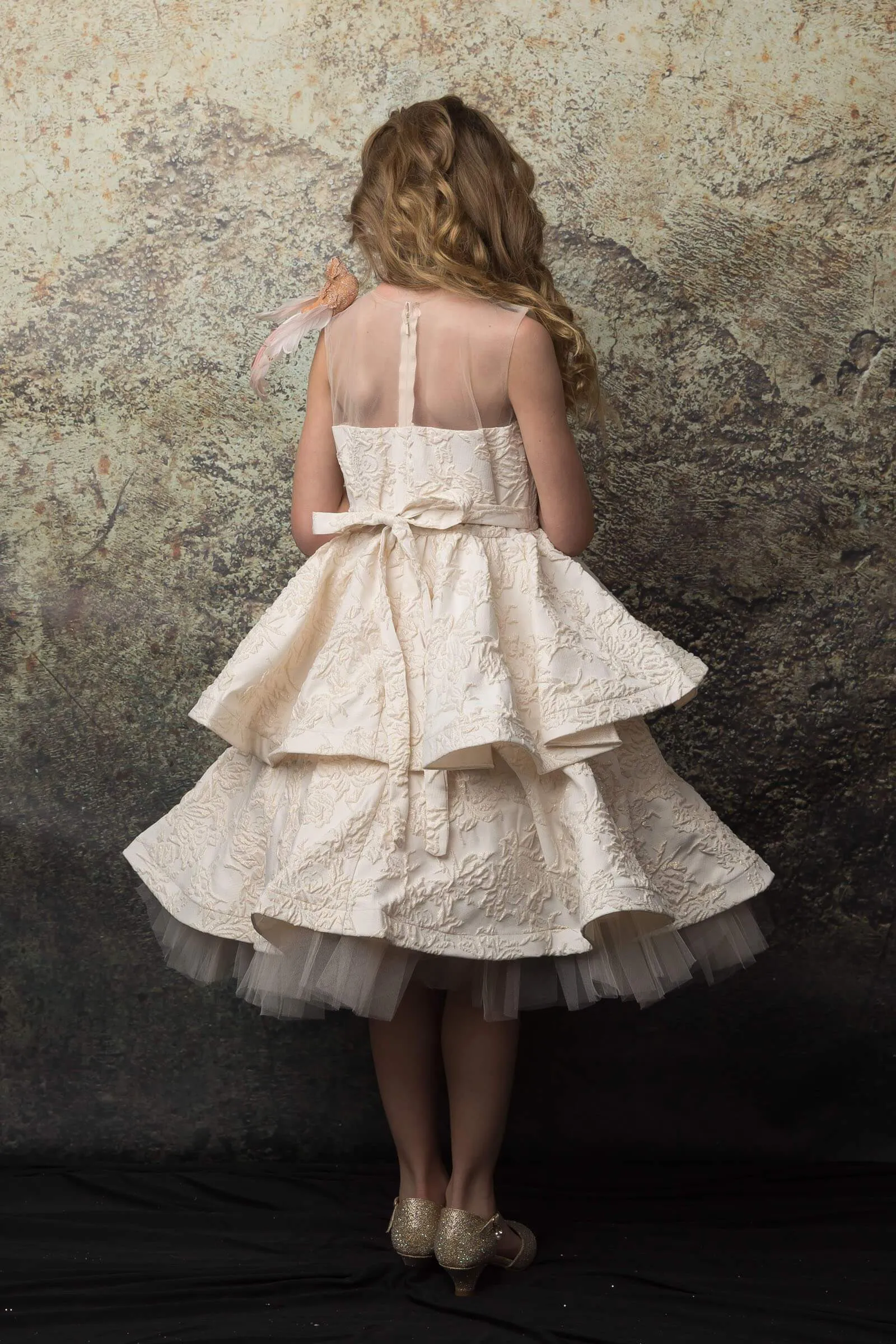 Jacquard Double Layer Skirt