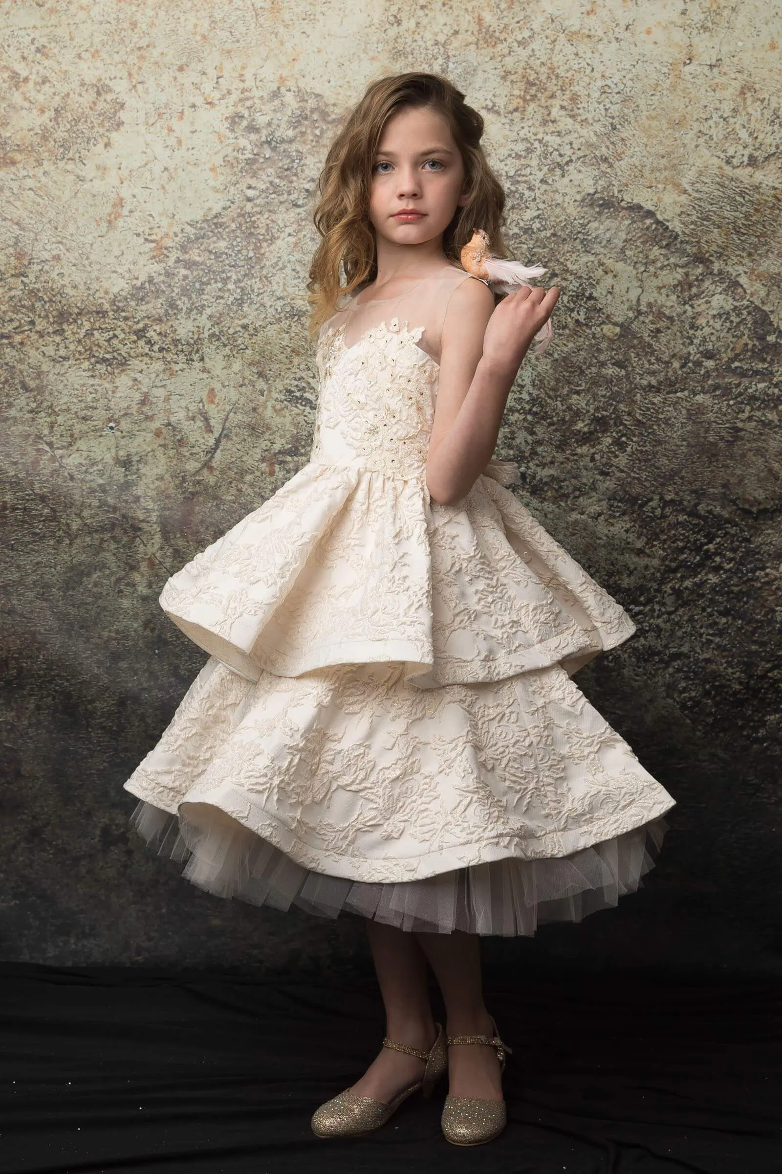 Jacquard Double Layer Skirt