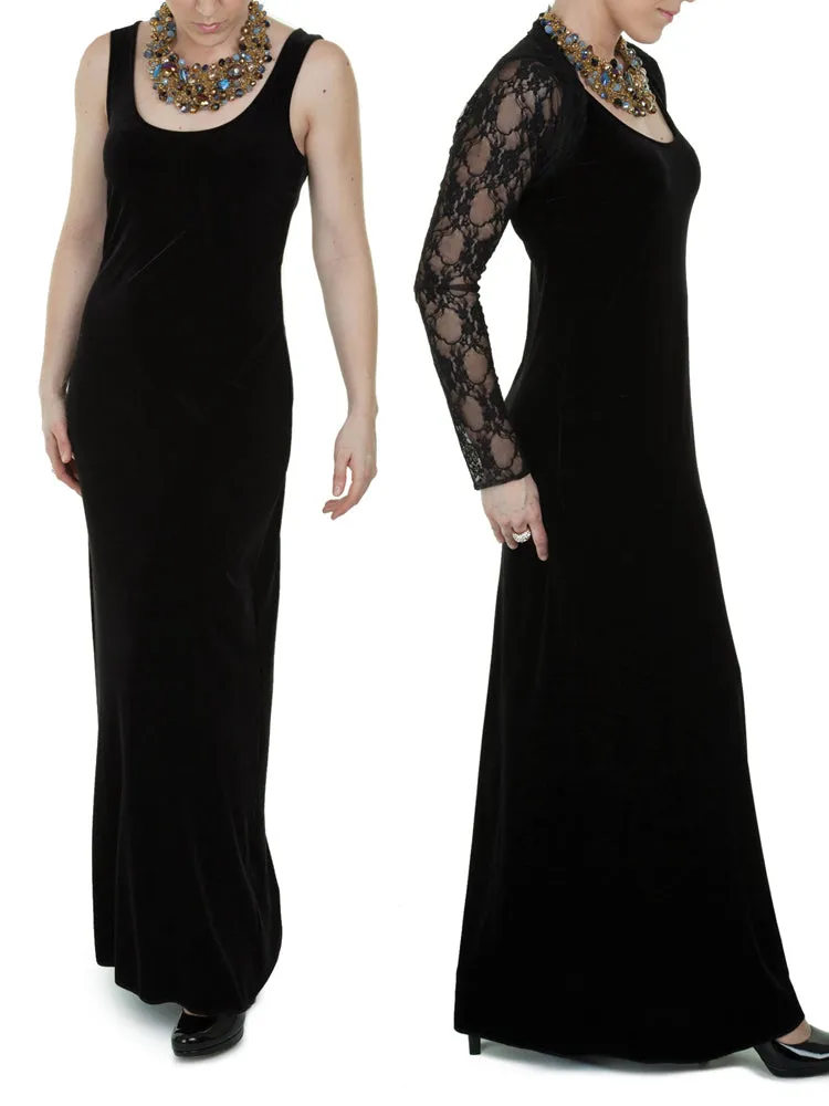 Jalie Pattern 3246 - Maxi dress and shawl collar shrug (arm warmer)
