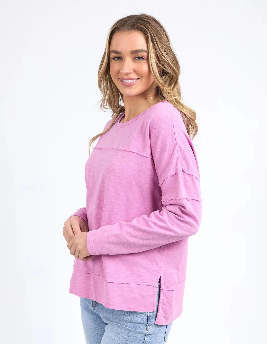 Jayne Throw On Top - Fuchsia Pink (Plus Size)
