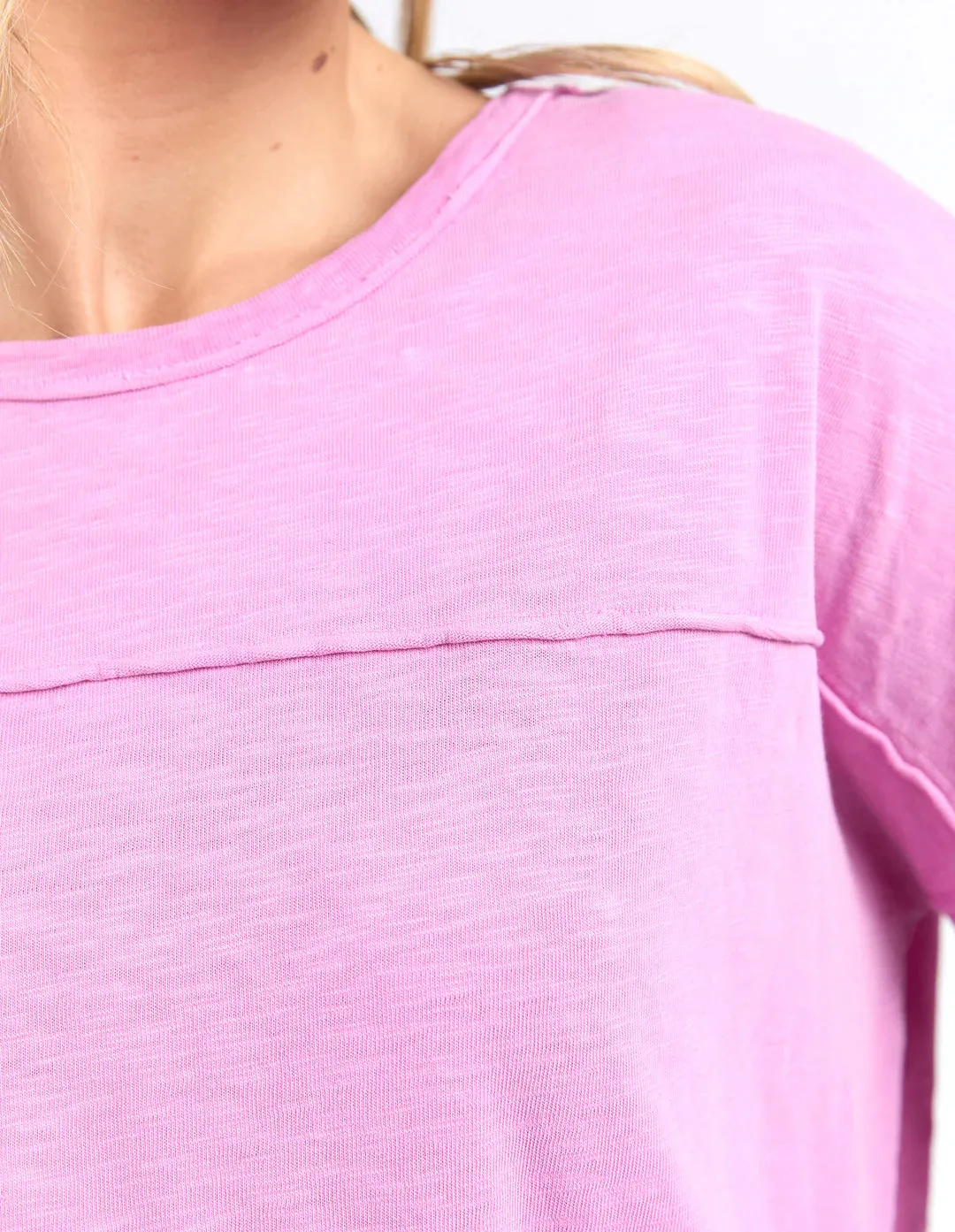 Jayne Throw On Top - Fuchsia Pink (Plus Size)