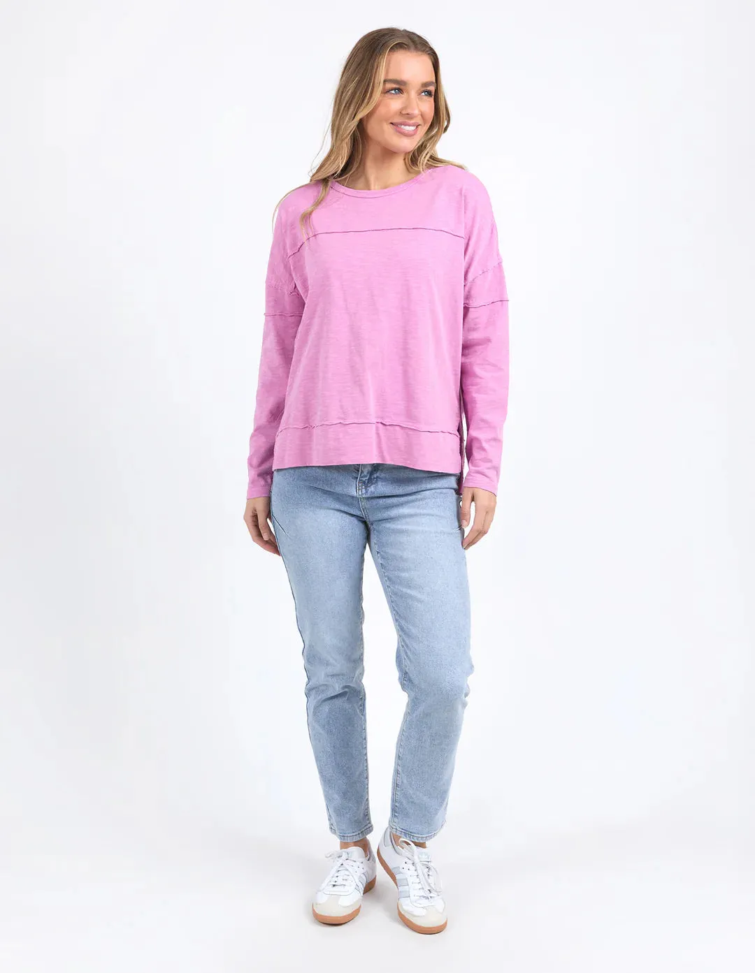 Jayne Throw On Top - Fuchsia Pink (Plus Size)