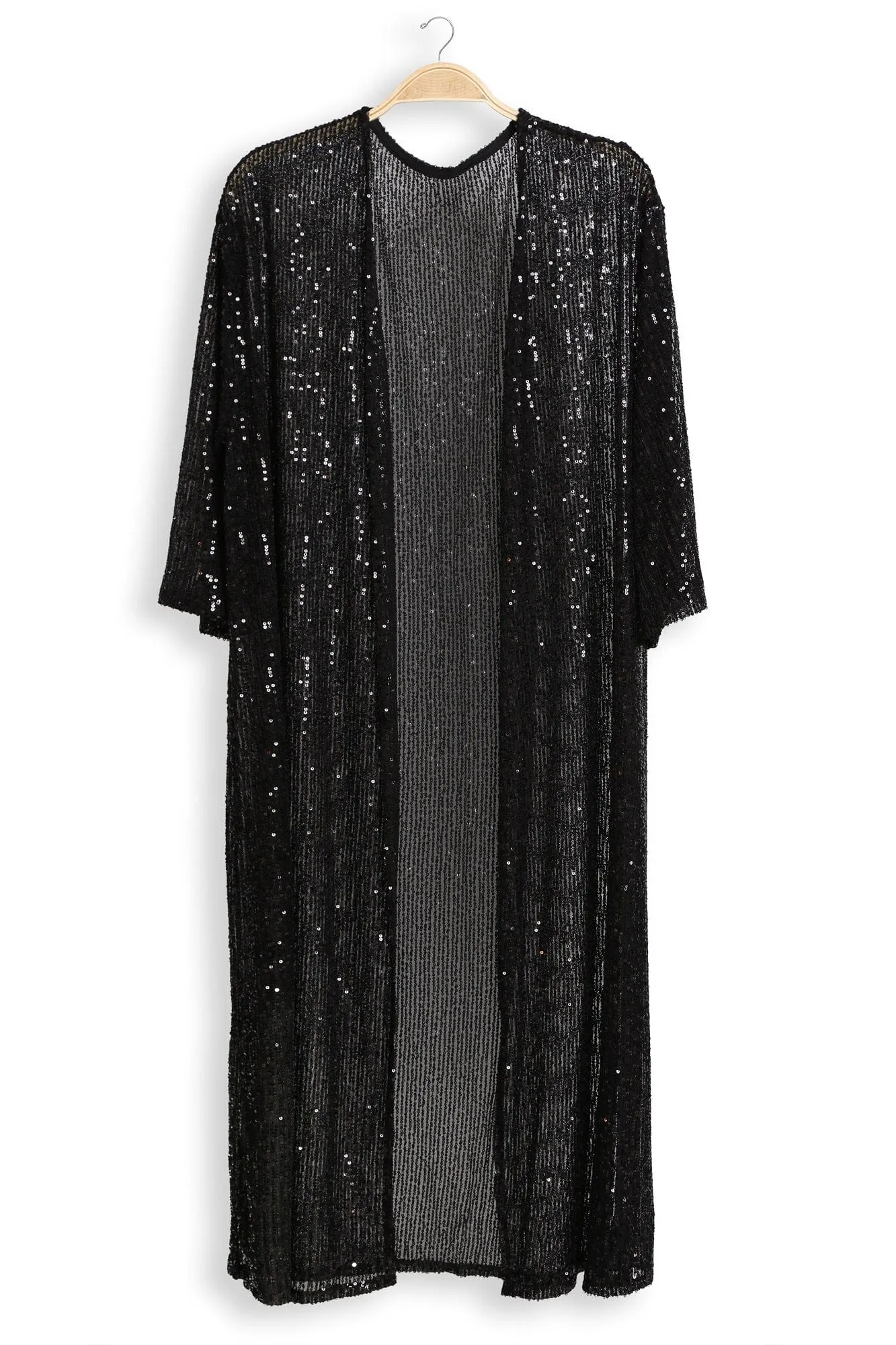JP3521 Hannah Sequin Long Kimono