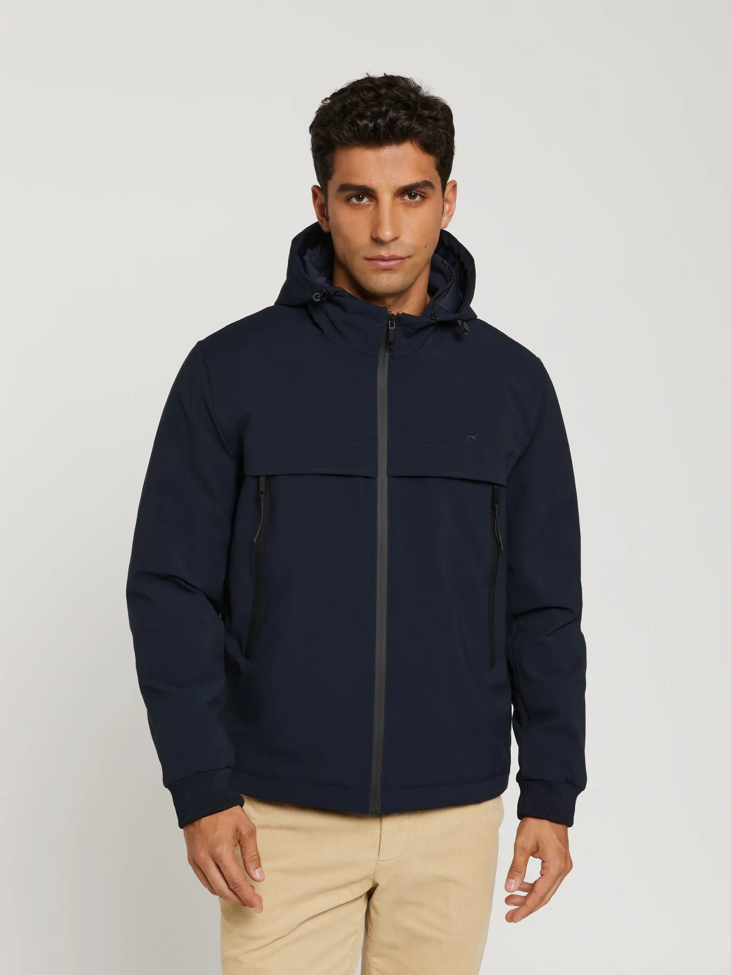 K-easy technical hooded jacket