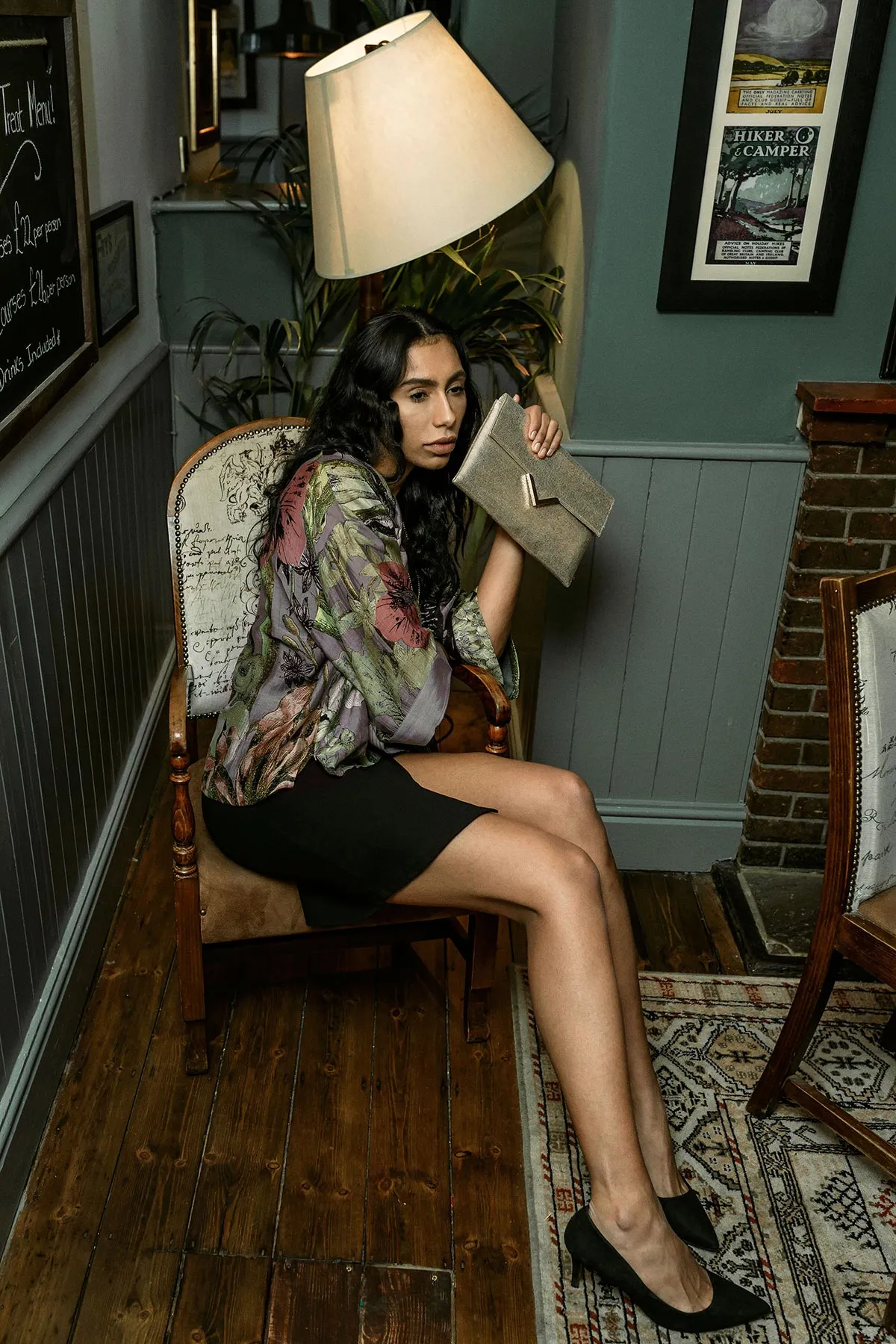 KEW Iris Grey Kimono