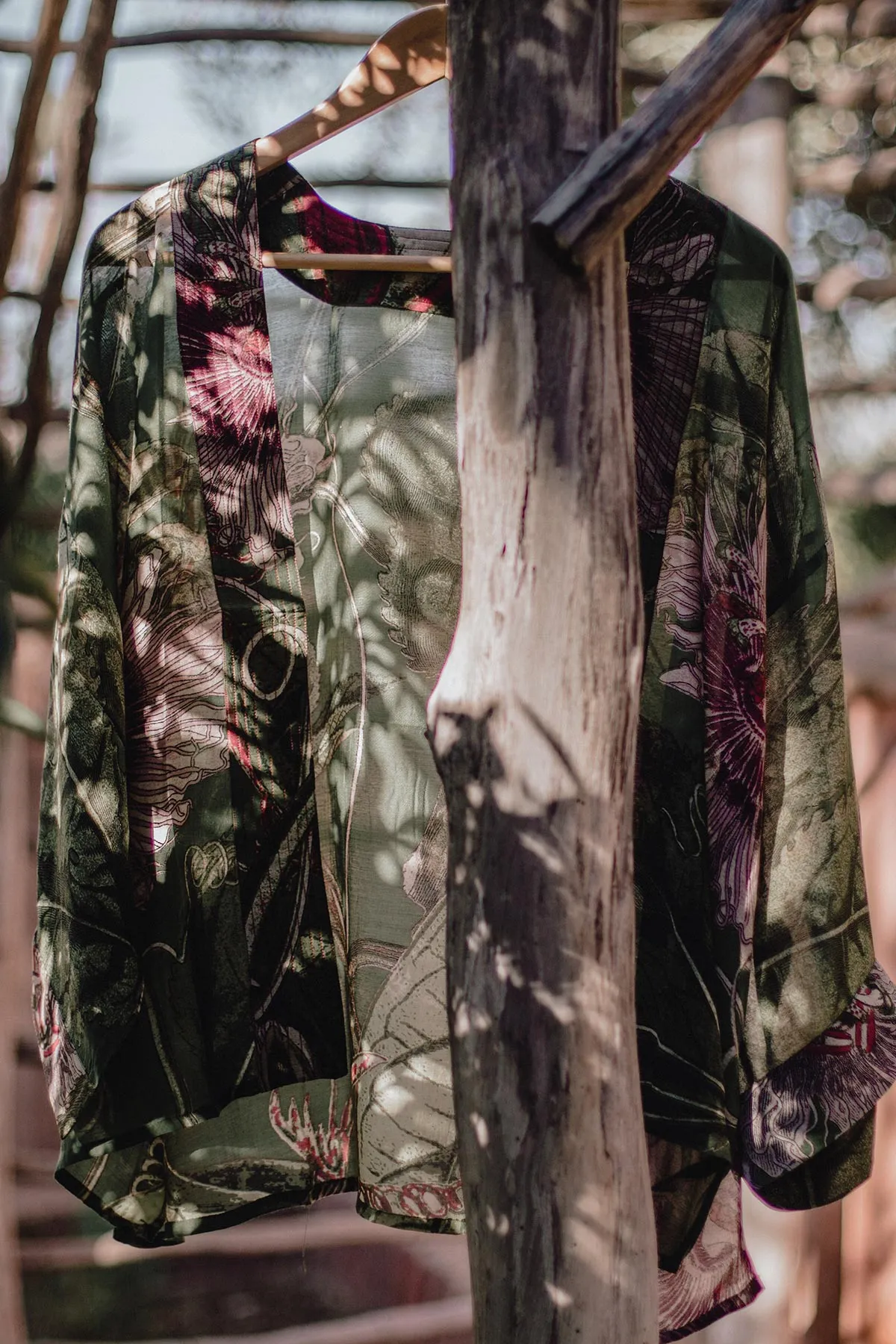 KEW Iris Grey Kimono