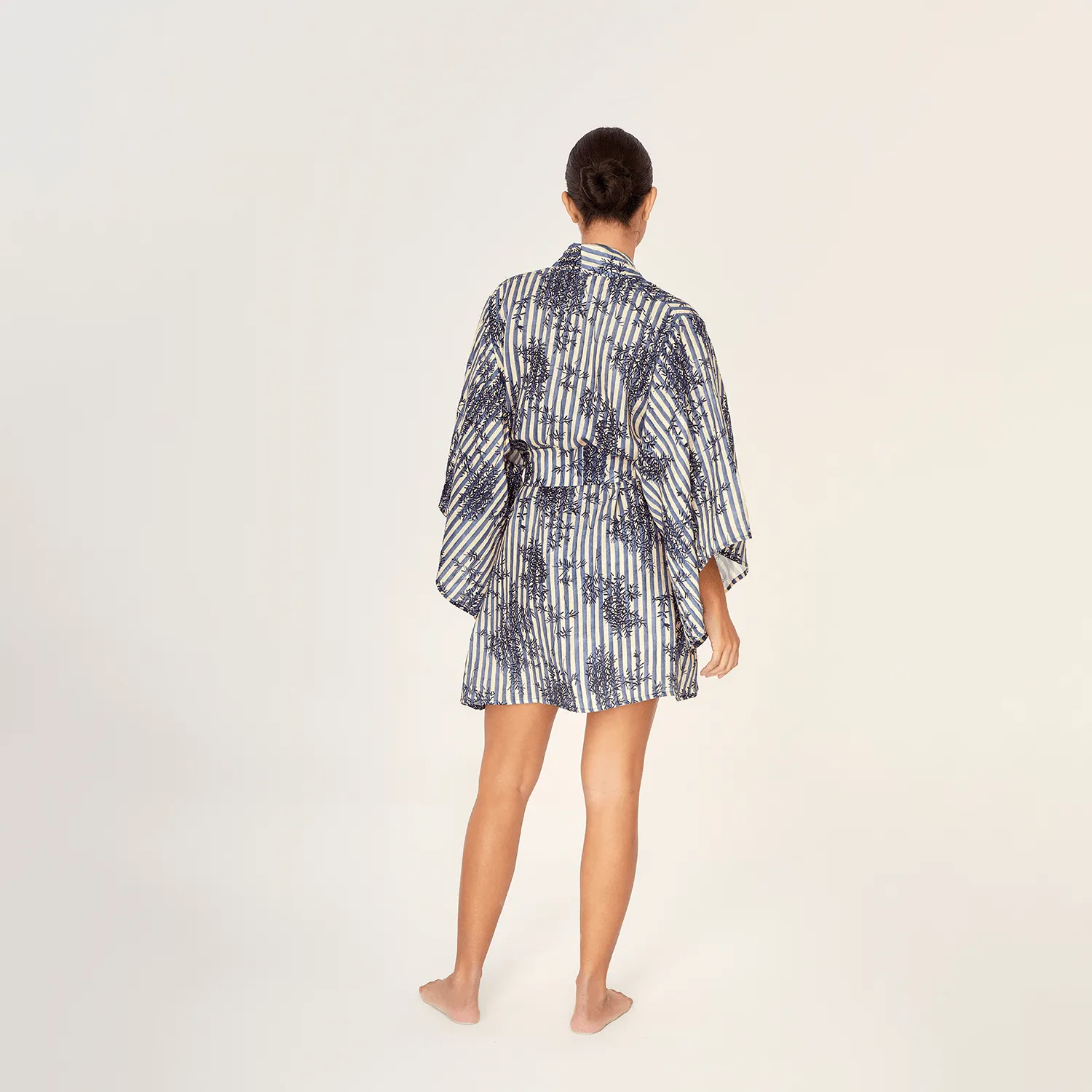 KIMONO 100% LINEN MANDARIN 371A