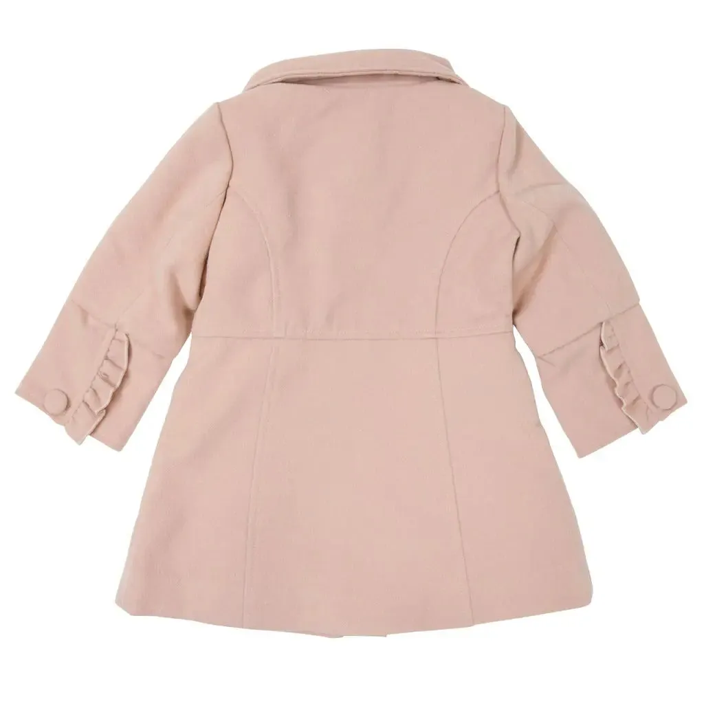 Korango - SOC002PP - Pink Frill Overcoat