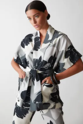 Lotus Belted Kimono Sleeve Topper