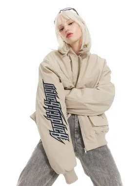MA1 embroidered flight jacket