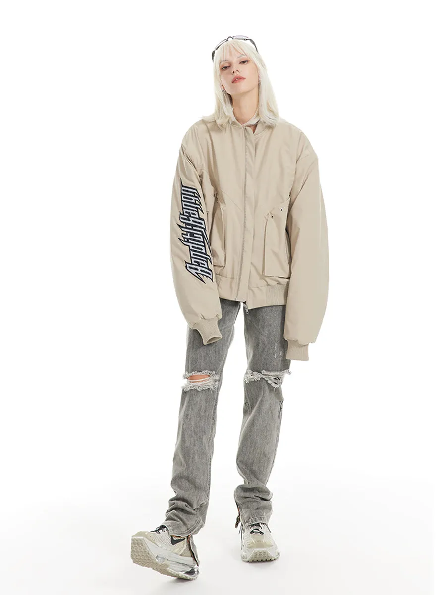 MA1 embroidered flight jacket