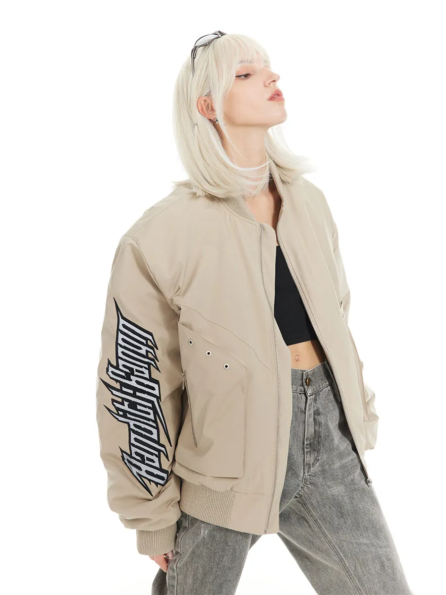 MA1 embroidered flight jacket