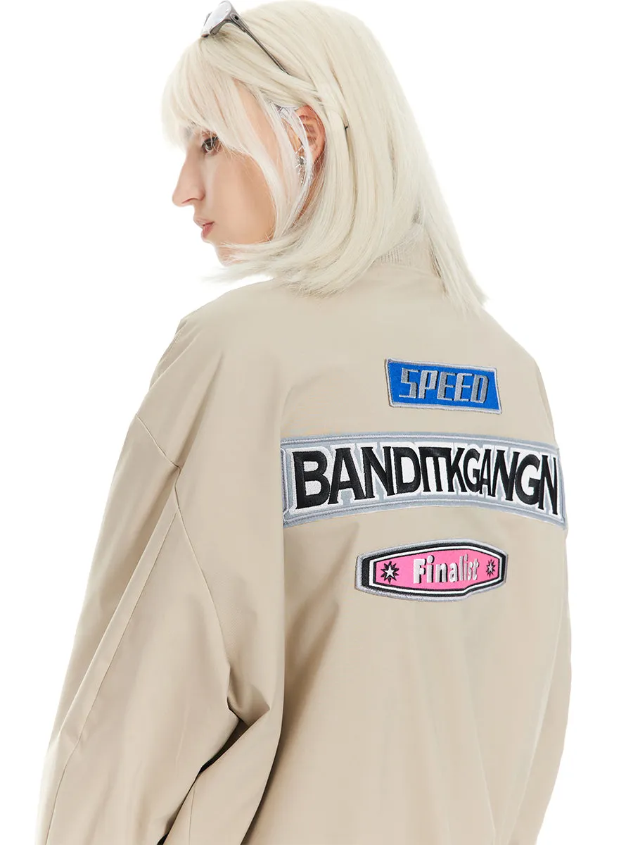 MA1 embroidered flight jacket