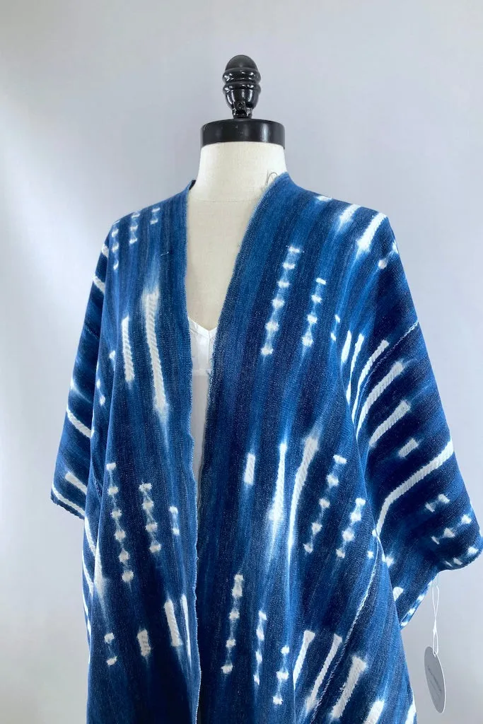 Mali Indigo Cotton Cardigan