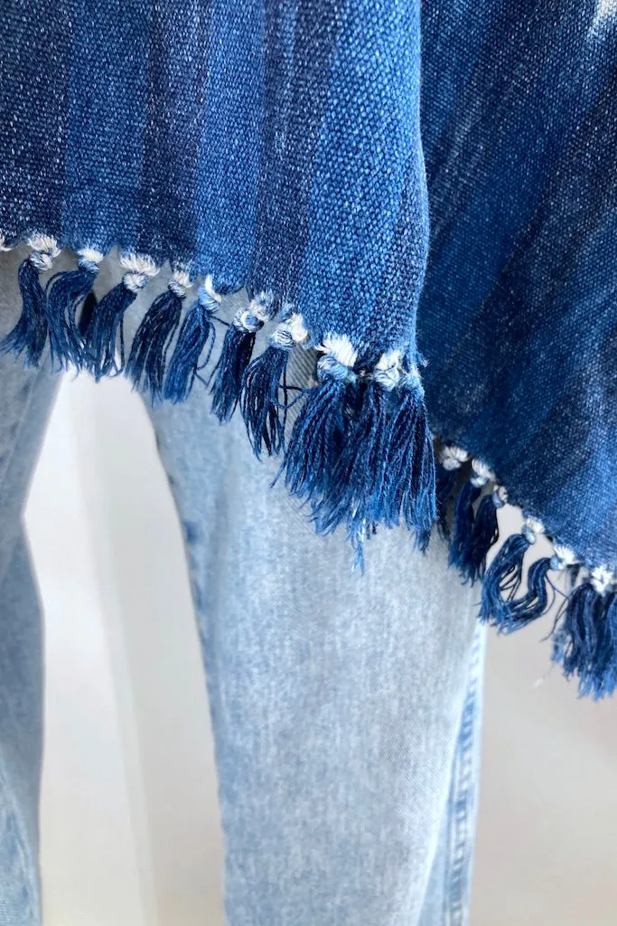 Mali Indigo Cotton Cardigan