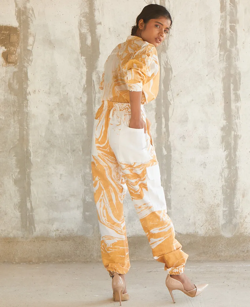 Marble Joggers Set