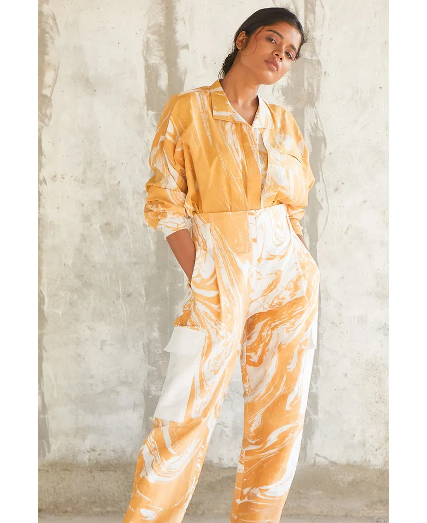 Marble Joggers Set