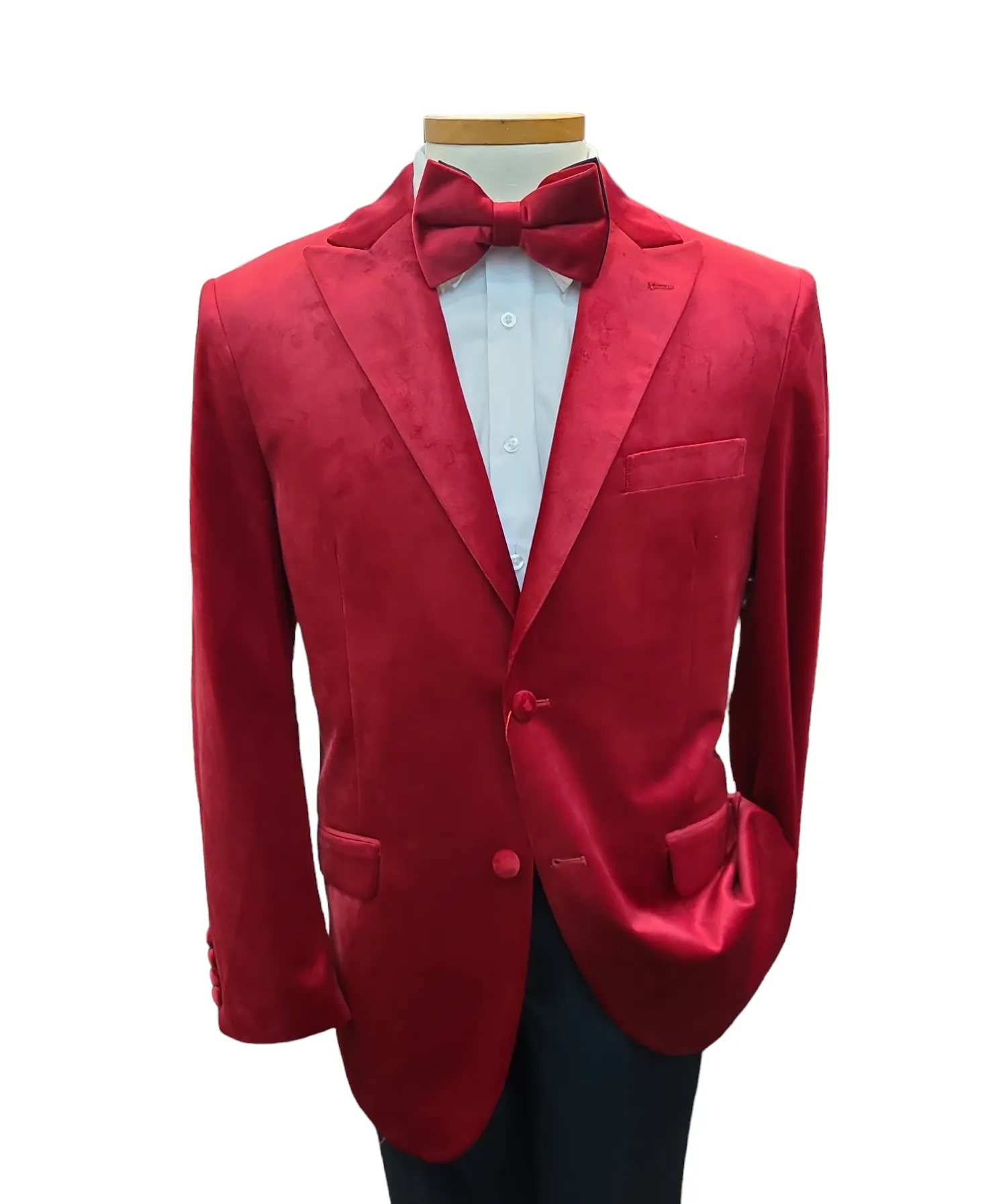 Mazari Micro Velour Sport jacket with Bow Tie