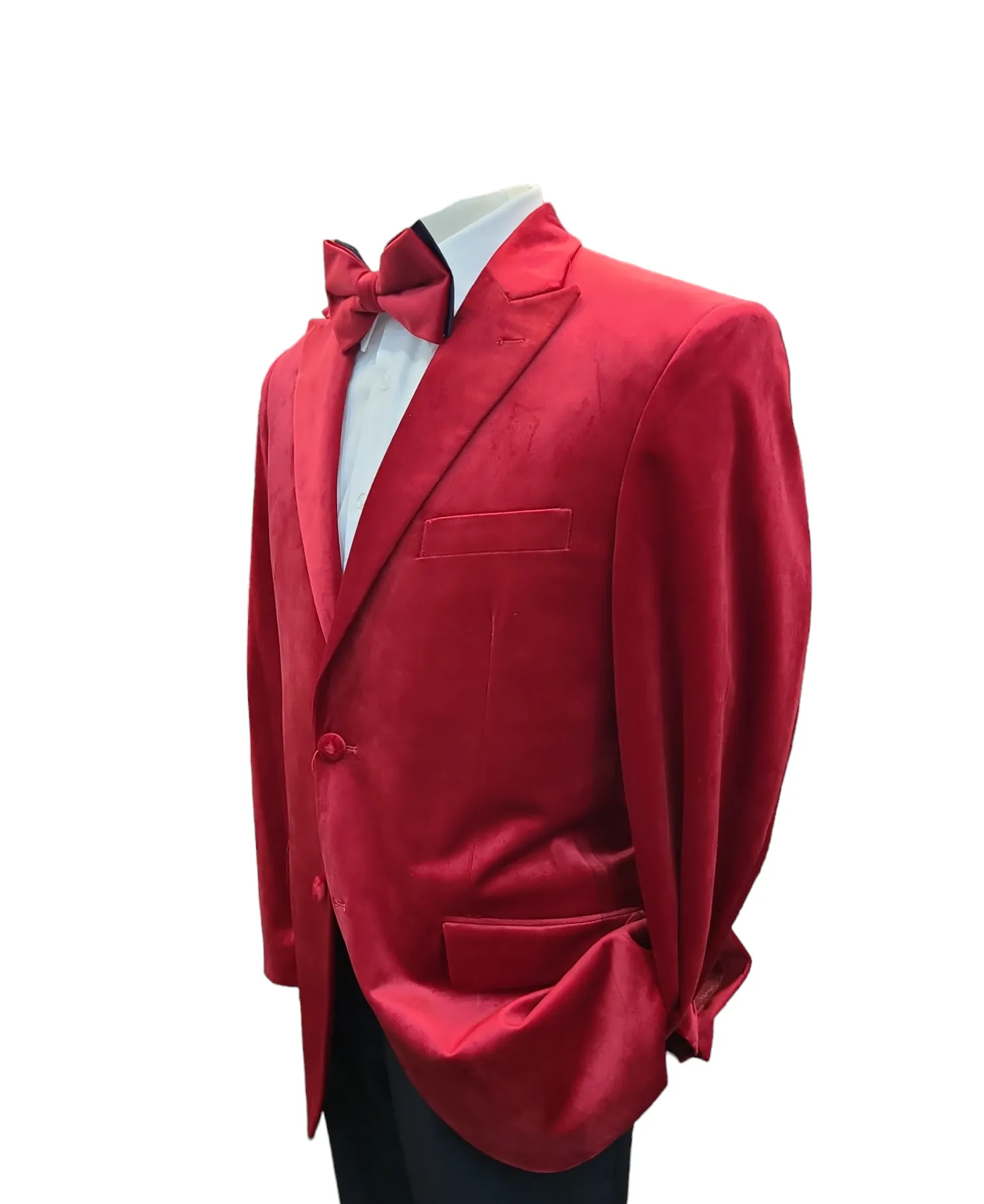 Mazari Micro Velour Sport jacket with Bow Tie