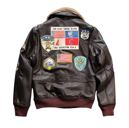Men's Genuine Cow Leather Motor Cycle Jacket
