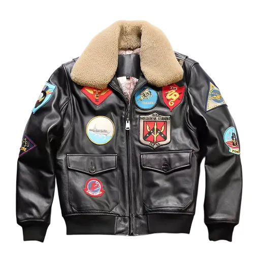Men's Genuine Cow Leather Motor Cycle Jacket