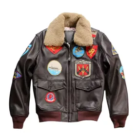 Men's Genuine Cow Leather Motor Cycle Jacket