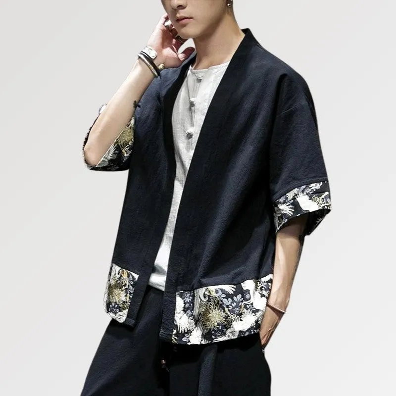 Mens Kimono Shirt 'Arata x Watanabe'