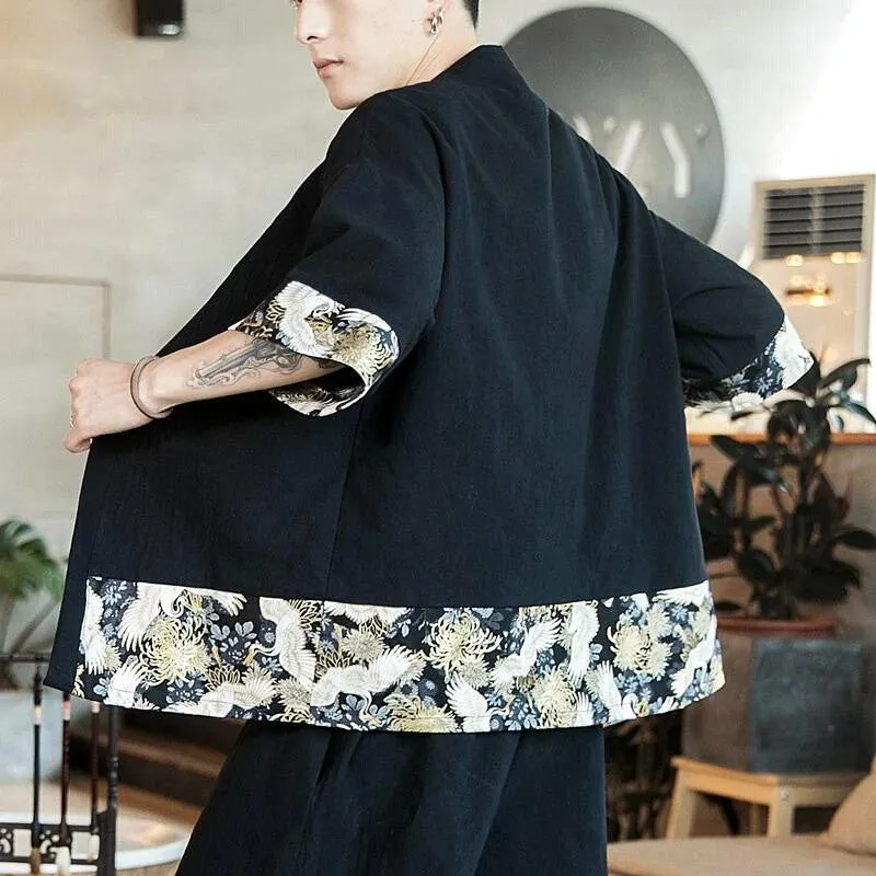 Mens Kimono Shirt 'Arata x Watanabe'