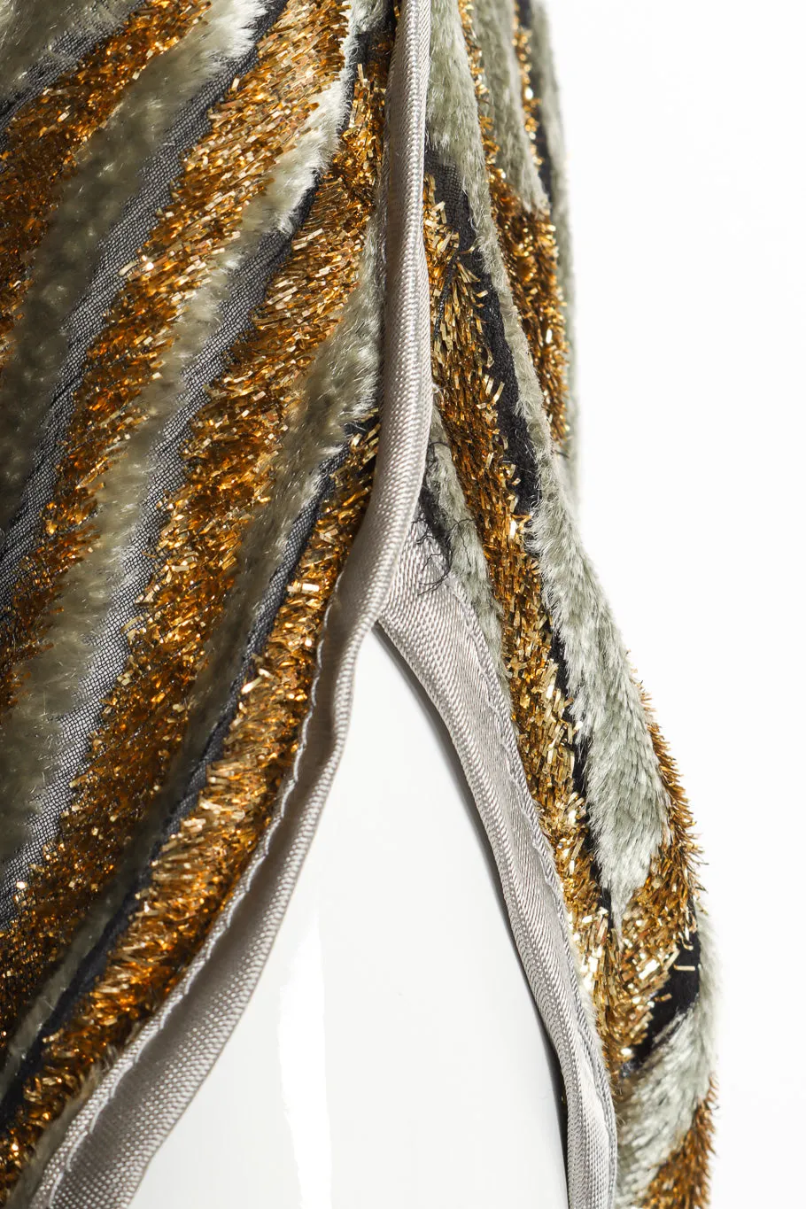 Metallic Burnout Jacket and Tank Set