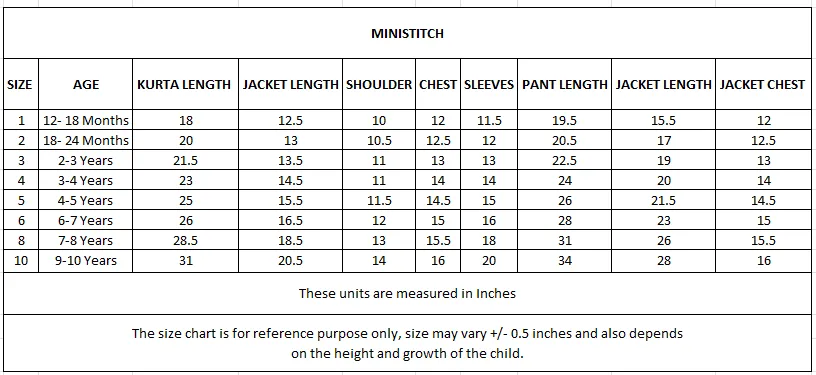 Ministitch full sleeves kurta pyjama set with sequin embroidered Jacket for boys - Black