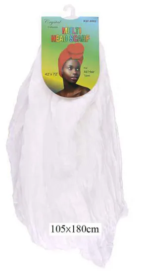 MULTI SCARF WHITE