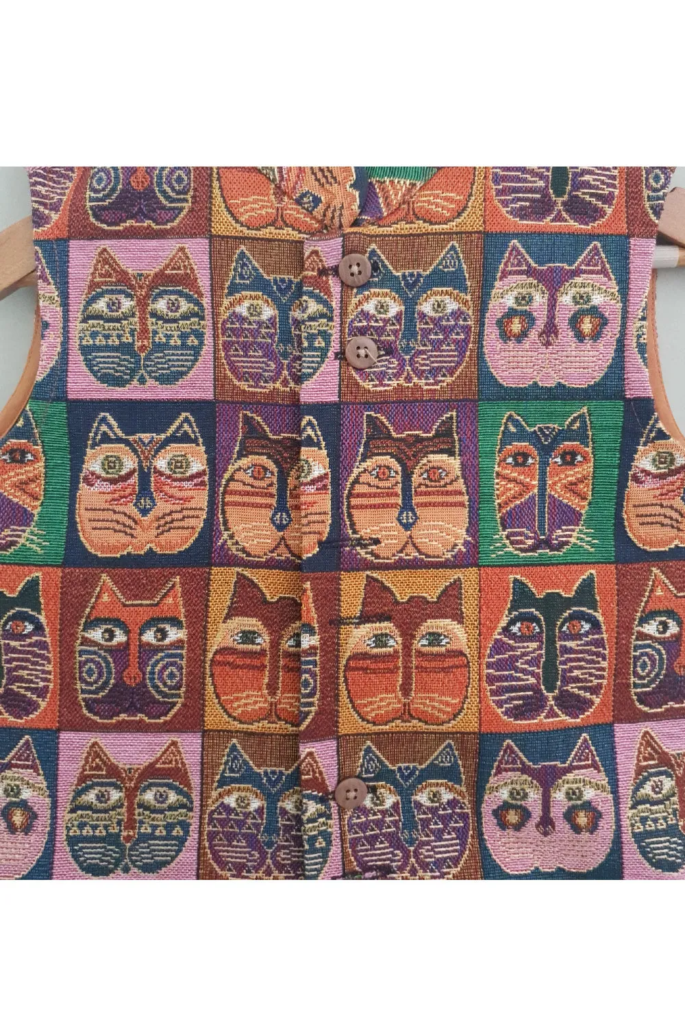 Multicolor Owl Printed Jacquard Jacket