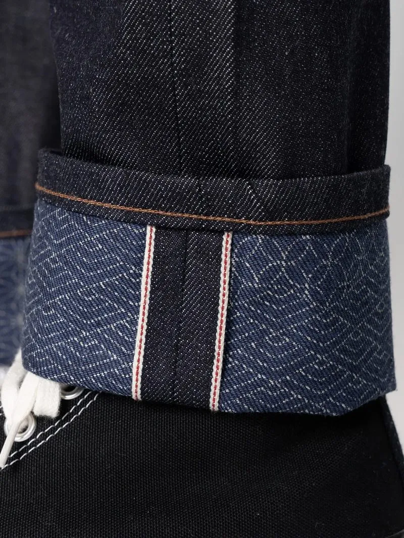 Naked & Famous Denim Easy Guy - Kimono Print Selvedge