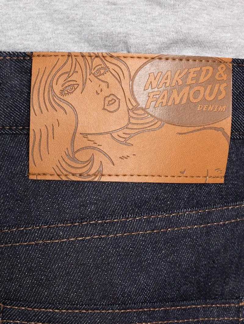 Naked & Famous Denim Easy Guy - Kimono Print Selvedge