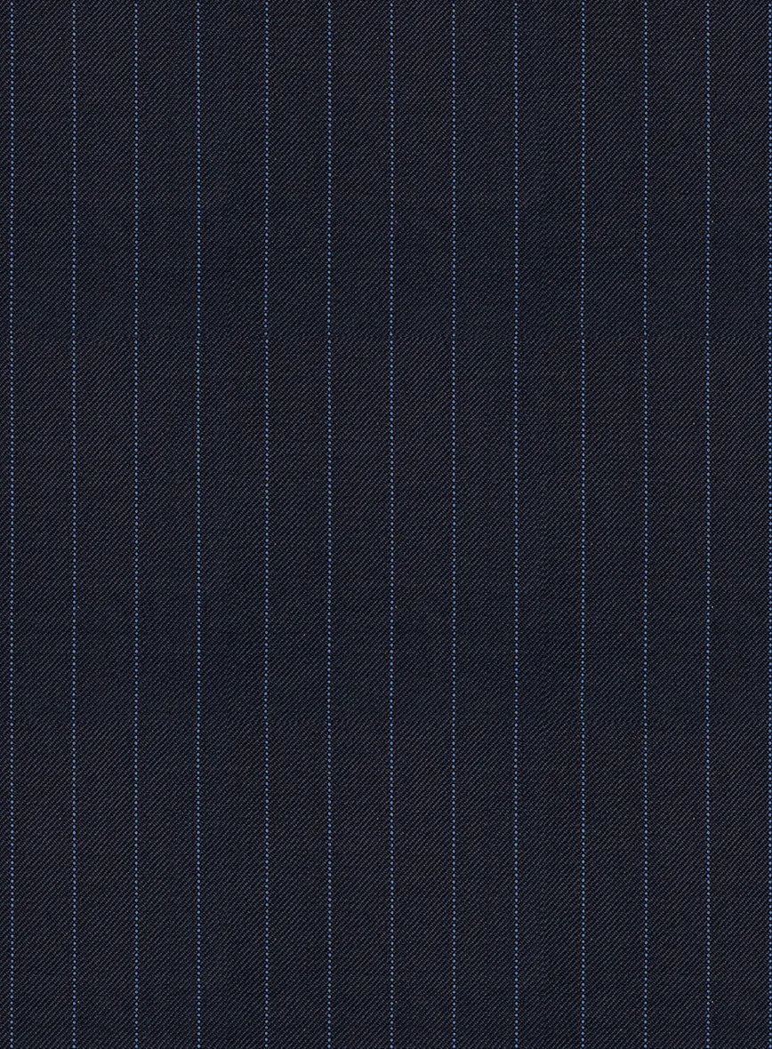 Napolean Abelino Stripe Dark Blue Wool Jacket