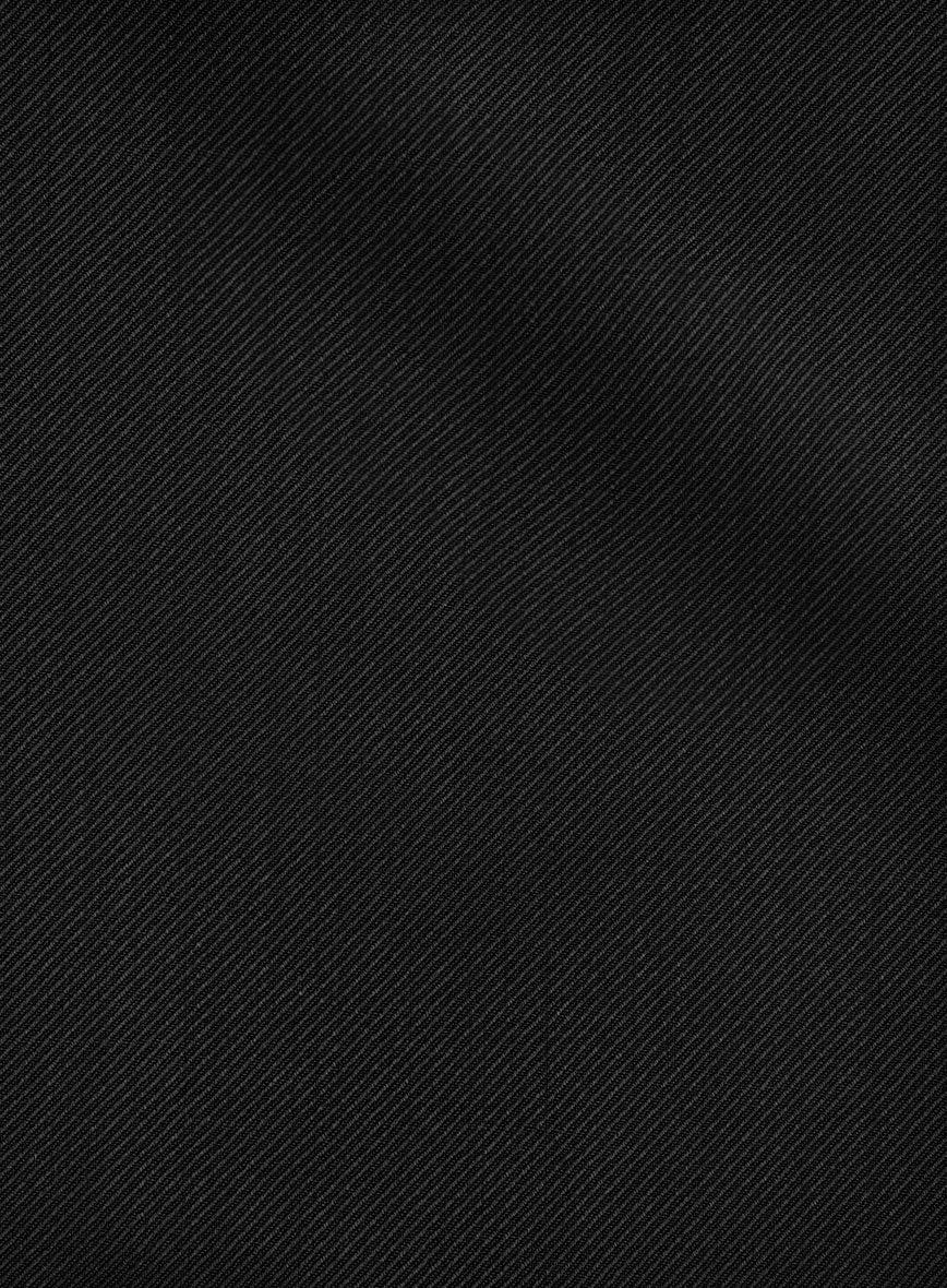 Napolean Cavalry Twill Black Wool Jacket