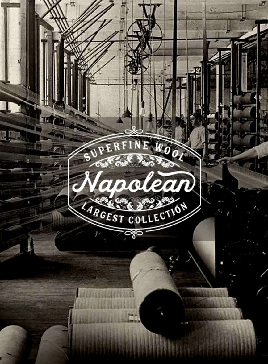 Napolean Cavalry Twill Black Wool Jacket