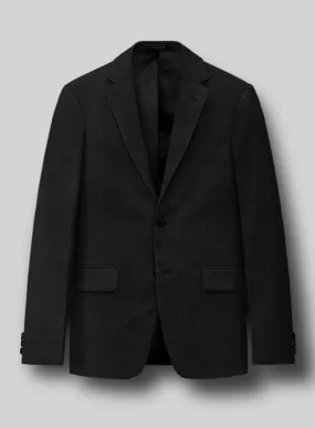 Napolean Cavalry Twill Black Wool Jacket